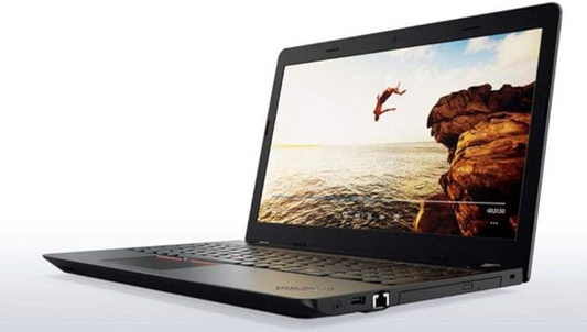 Lenovo ThinkPad E570 15.6" Laptop – Intel Core i7 7th Gen | NVIDIA 2GB Graphics | 8GB RAM | 1TB HDD / 256GB SSD | Professional Performance for Work & Study