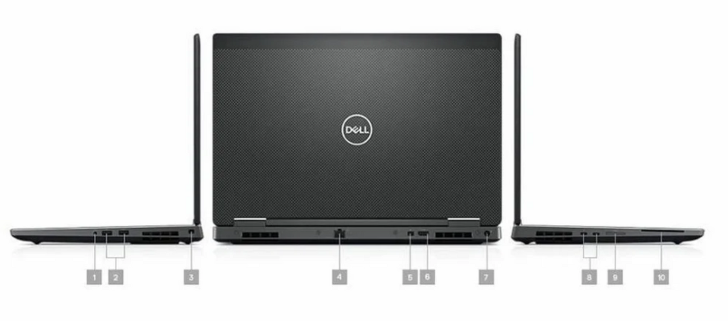 DELL Precision 7530 Workstation Laptop | Intel i7 8th Gen | 4GB Dedicated VGA | 15.6" FHD | High-Performance Professional Laptop