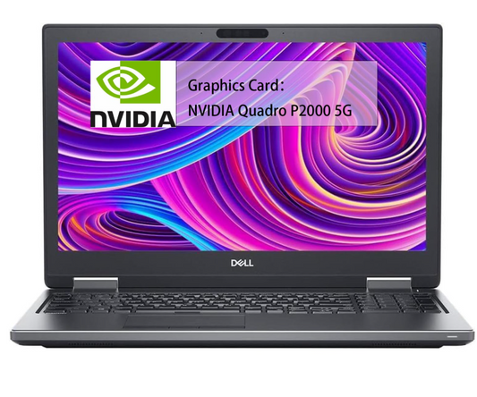 Dell Precision 7530 Premium Laptop | Intel Core i9 8th Gen | NVIDIA 4GB Graphics | Extreme Multitasking Power for Designers, Video Editors & 3D Engineers