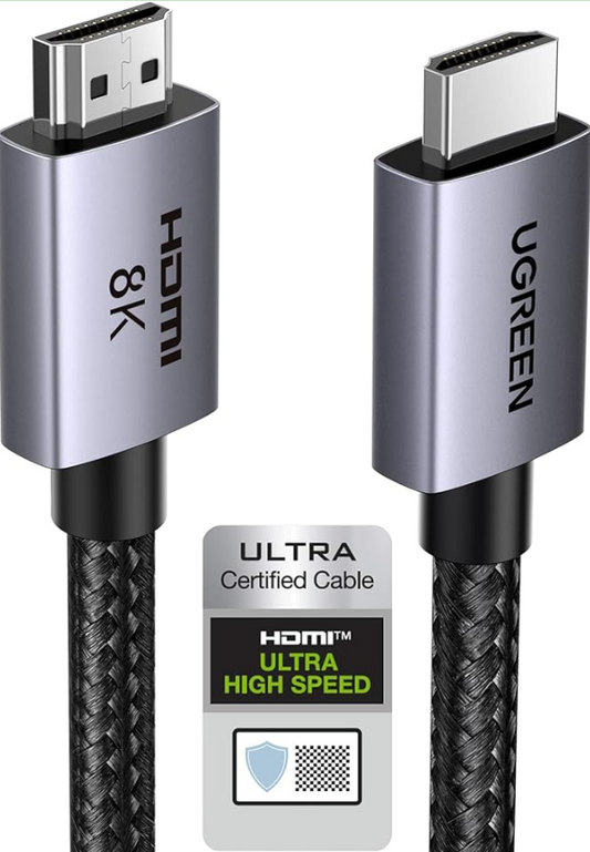 UGREEN Cable HDMI 2.1 8K M TO M BARIDED CABLE 2MM HD140-80403B