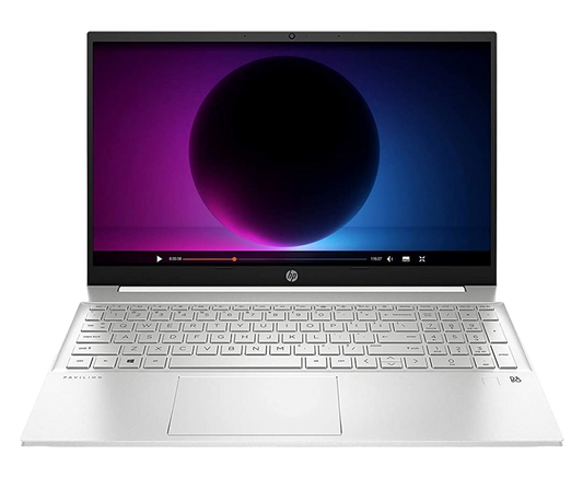 كمبيوتر محمول HP 15-eg0008nh | معالج Intel® Core™ I5-1135G7 | معالج رسومات Intel Iris Xe | ذاكرة وصول عشوائي (RAM) سعة 8 جيجابايت | سعة تخزين NVMe سعة 512 جيجابايت | شاشة 15.6 بوصة عالية الدقة بالكامل