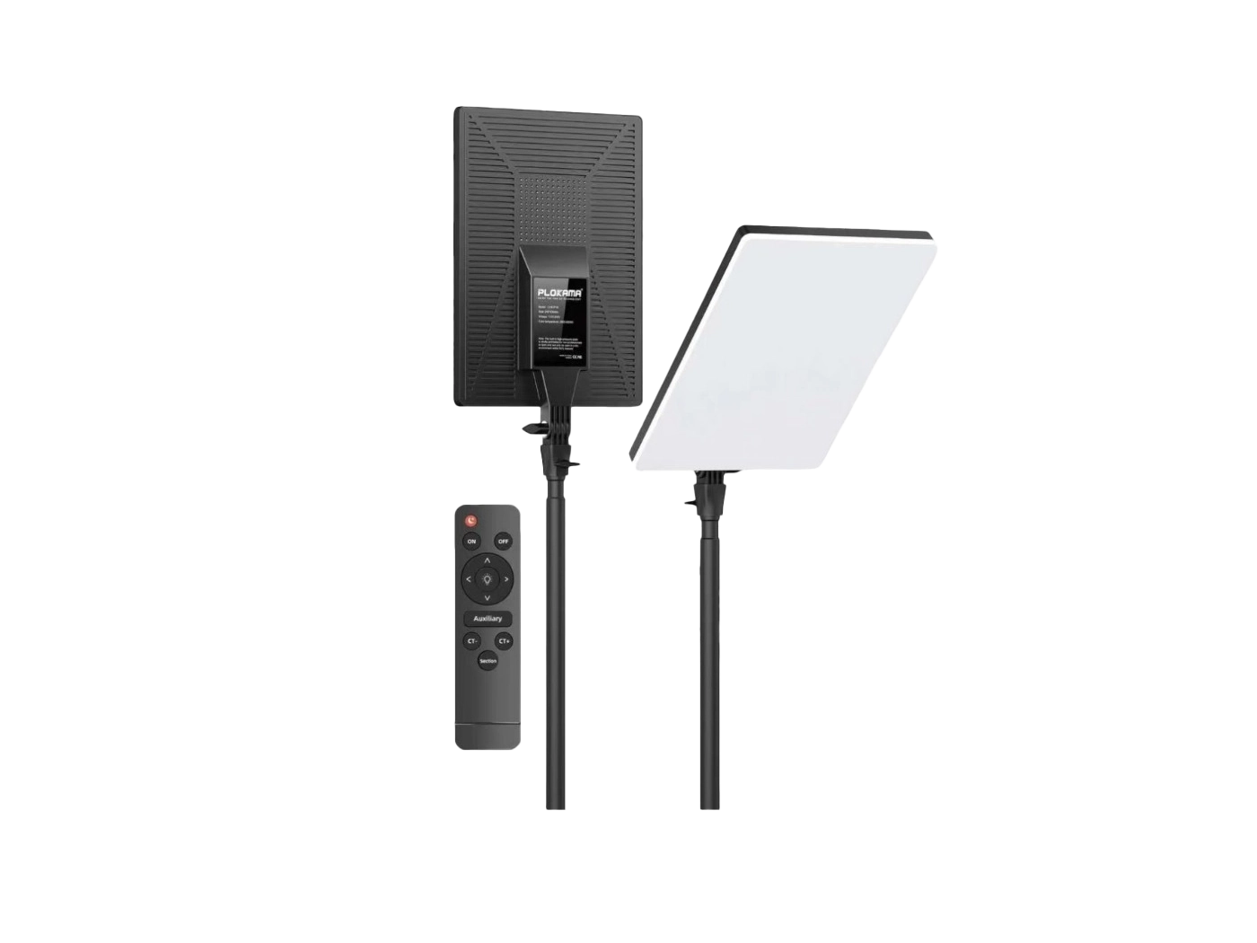 Fill Light 19" LED panel Plokama LIVE-P19 for Photography/Videography/content Creation with Remote Controller and Ballhead
