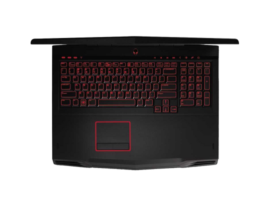 ديل ألينوير P18G | معالج إنتل كور i7-2670QM | بطاقة رسومات NVIDIA | ذاكرة وصول عشوائي (RAM) سعة 8 جيجابايت | قرص SSD سعة 256 جيجابايت | شاشة 18.4 بوصة عالية الدقة (1920 × 1080)