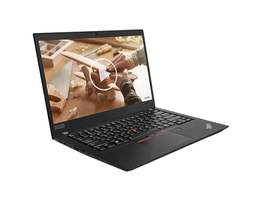 لينوفو ثينك باد T490S | معالج إنتل كور i7-8565U | بطاقة رسومات إنتل فائقة الوضوح 620 | ذاكرة وصول عشوائي (RAM) سعة 8 جيجابايت | قرص تخزين SSD سعة 256 جيجابايت | شاشة 14 بوصة عالية الدقة (1920 × 1080)