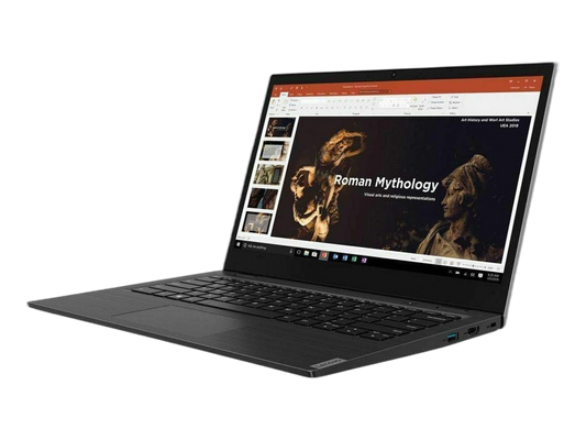 لينوفو ١٤ واط | معالج AMD A6-9220C | بطاقة رسومات AMD Radeon R5 | ذاكرة وصول عشوائي (RAM) سعة ٨ جيجابايت | قرص SSD سعة ٢٥٦ جيجابايت | شاشة عالية الدقة ١٤ بوصة (١٣٦٦ × ٧٦٨)