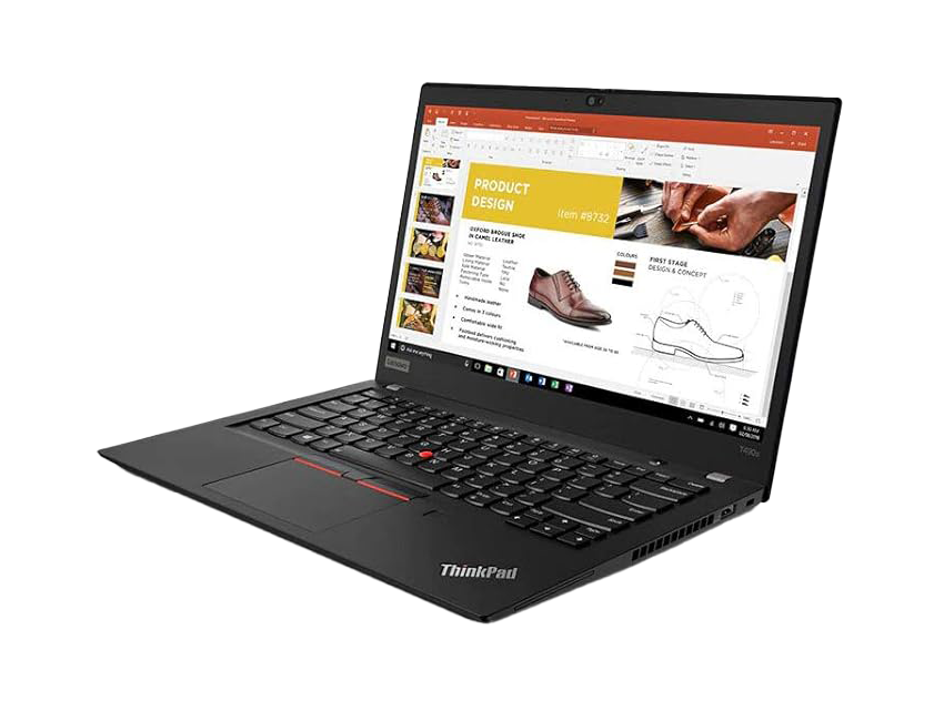 لينوفو ثينك باد T490S | معالج إنتل كور i7-8565U | بطاقة رسومات إنتل فائقة الوضوح 620 | ذاكرة وصول عشوائي (RAM) سعة 8 جيجابايت | قرص تخزين SSD سعة 256 جيجابايت | شاشة 14 بوصة عالية الدقة (1920 × 1080)