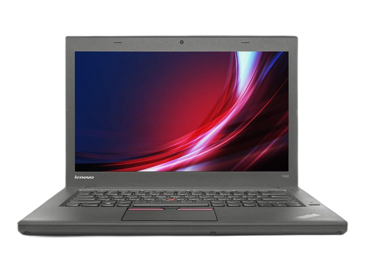 لينوفو T450 | معالج Intel Core i5-5300U | بطاقة رسومات Intel HD Graphics 5500 | ذاكرة وصول عشوائي (RAM) سعة 8 جيجابايت | قرص SSD سعة 256 جيجابايت | شاشة عالية الدقة مقاس 14 بوصة (1366 × 768)