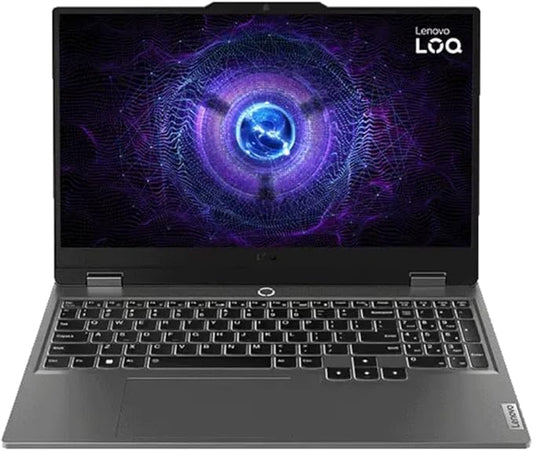 Lenovo LOQ 15IRX9 AI Gaming Laptop – 15.6" FHD 144Hz, Intel Core i7-13650HX, 16GB RAM, 512GB SSD, NVIDIA RTX 3050 6GB, Windows 11 Pro, Backlit Keyboard (Eng-Ar), Luna Grey
