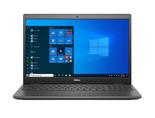 ديل لاتيتيود ٣٥١٠ | إنتل كور i5-10210U | معالج رسومات إنتل فائق الوضوح | ذاكرة وصول عشوائي (RAM) سعة ٨ جيجابايت | قرص صلب SSD سعة ٢٥٦ جيجابايت | شاشة ١٥.٦ بوصة عالية الوضوح (١٩٢٠ × ١٠٨٠)