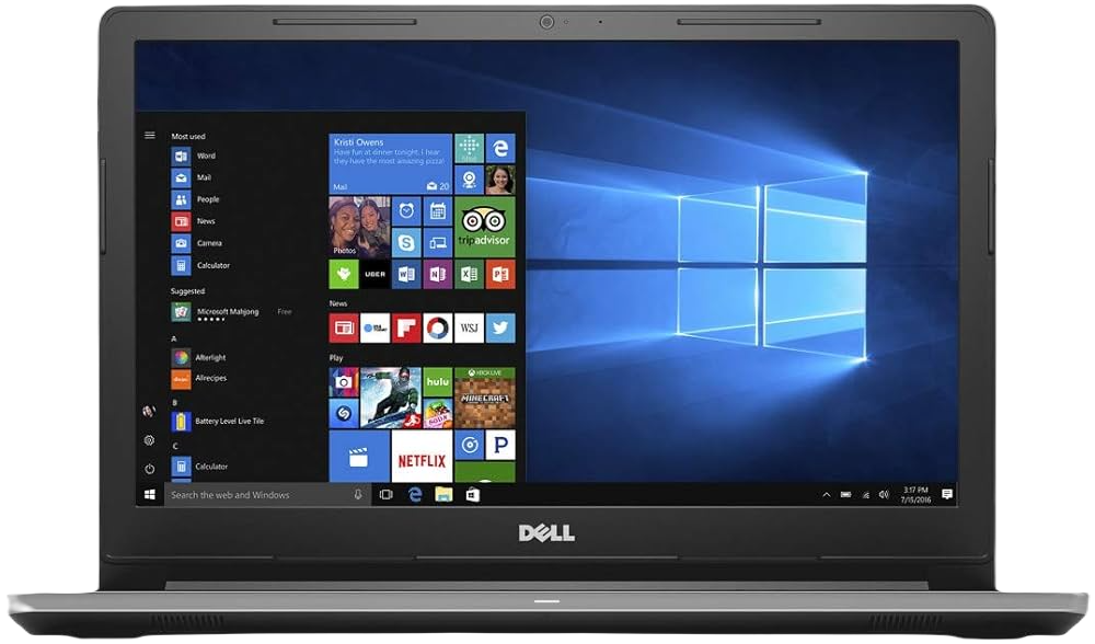 DELL Vostro 3568 Laptop | Intel(R) Core(TM) I3-6006U | Intel UHD Graphics | 4GB RAM | 500GB HDD Storage | 15.6-inch HD