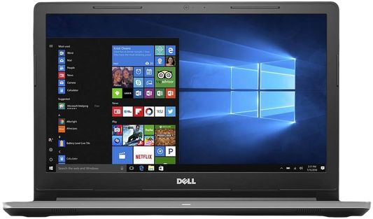 كمبيوتر محمول ديل فوسترو 3568 | معالج إنتل كور i3-6006U | معالج رسومات إنتل فائق الوضوح | ذاكرة وصول عشوائي (RAM) سعة 4 جيجابايت | سعة تخزين 500 جيجابايت على القرص الصلب | شاشة عالية الدقة مقاس 15.6 بوصة