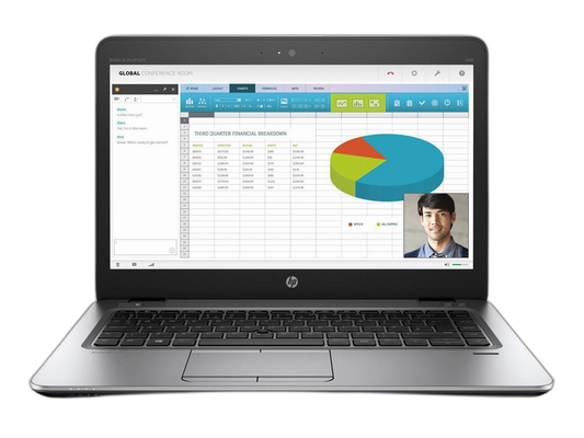 HP MT42 | AMD A8-PRO-8600B | AMD Radeon R6 Graphics | ذاكرة وصول عشوائي (RAM) سعة 8 جيجابايت | قرص SSD سعة 256 جيجابايت | شاشة 14 بوصة عالية الدقة (1920 × 1080)