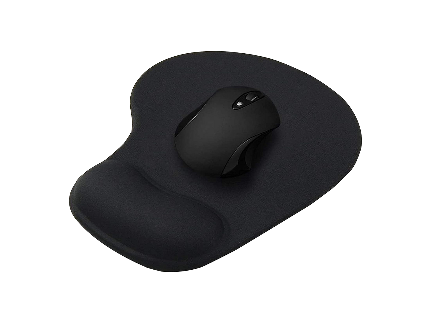 Mouse Pad with Gel Wrist Support For Computer, Laptop And Gaming, H-02 Black