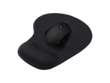 Mouse Pad with Gel Wrist Support For Computer, Laptop And Gaming, H-02 Black