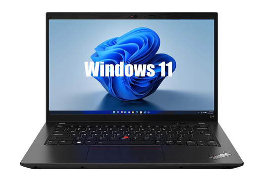 لينوفو L14 | معالج AMD Ryzen 3 4450U | بطاقة رسومات AMD Radeon | ذاكرة وصول عشوائي (RAM) سعة 8 جيجابايت | قرص SSD سعة 256 جيجابايت | شاشة 14 بوصة عالية الدقة (1920 × 1080)