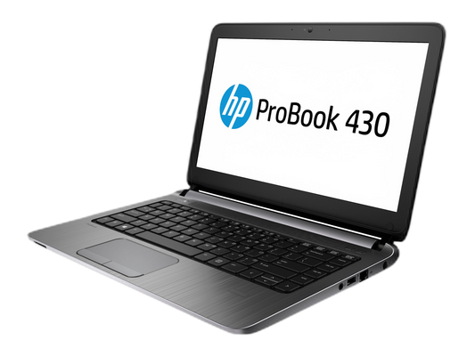 HP 430 G2 | Intel Core i5-4210U | Intel HD Graphics 4400 | ذاكرة وصول عشوائي (RAM) سعة 8 جيجابايت | قرص SSD سعة 256 جيجابايت | شاشة عالية الدقة مقاس 13.3 بوصة (1366 × 768)