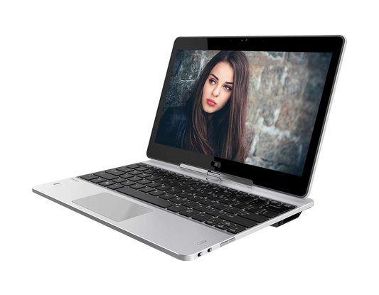 HP ELITEBOOK REVOLVE 810 G3 | معالج Intel Core i5-5200U | بطاقة رسومات Intel HD Graphics 5500 | ذاكرة وصول عشوائي (RAM) سعة 8 جيجابايت | قرص SSD سعة 256 جيجابايت | شاشة لمس عالية الدقة مقاس 11.6 بوصة (1366 × 768)