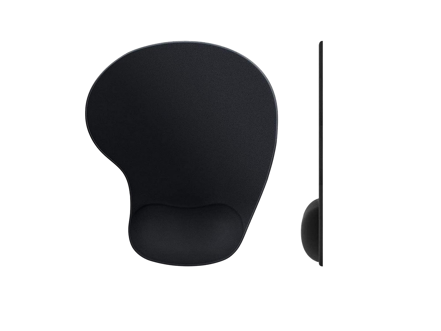 Mouse Pad with Gel Wrist Support For Computer, Laptop And Gaming, H-02 Black