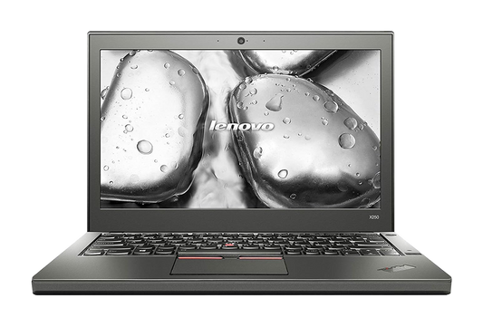 لينوفو X250 | معالج Intel Core i7-5600U | بطاقة رسومات Intel HD Graphics 5500 | ذاكرة وصول عشوائي (RAM) سعة 8 جيجابايت | قرص SSD سعة 256 جيجابايت | شاشة عالية الدقة 12.5 بوصة (1366 × 768)