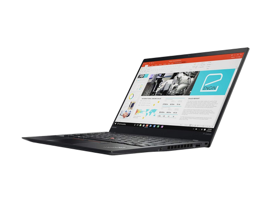 لينوفو X1 كاربون | معالج إنتل كور i5-6300U | بطاقة رسومات إنتل عالية الدقة 520 | ذاكرة وصول عشوائي (RAM) سعة 8 جيجابايت | قرص تخزين SSD سعة 256 جيجابايت | شاشة 14 بوصة عالية الدقة (1920 × 1080)