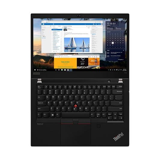 لينوفو ثينك باد T14 | إنتل كور i5-1135G7 | معالج رسومات إنتل آيريس إكس إي | ذاكرة وصول عشوائي (RAM) سعة 8 جيجابايت | قرص SSD سعة 256 جيجابايت | شاشة 14 بوصة عالية الدقة (1920 × 1080)