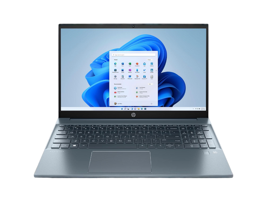 كمبيوتر محمول HP 15-eg2002nh | معالج Intel® Core™ I5-1235U | معالج رسومات Intel Iris Xe | ذاكرة وصول عشوائي (RAM) سعة 16 جيجابايت | سعة تخزين NVMe سعة 512 جيجابايت | شاشة 15.6 بوصة عالية الدقة بالكامل