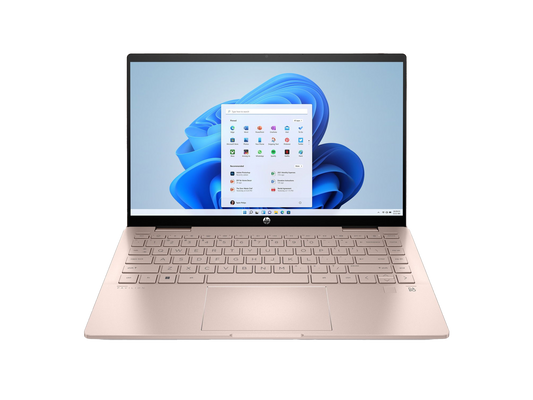 كمبيوتر محمول HP 14-ek0007nh | معالج Intel® Core™ I5-1235U | معالج رسومات Intel Iris Xe | ذاكرة وصول عشوائي (RAM) سعة 16 جيجابايت | سعة تخزين NVMe سعة 512 جيجابايت | شاشة 14 بوصة عالية الدقة بالكامل