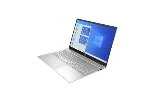 كمبيوتر محمول HP 15-eg0010nh | معالج Intel® Core™ I5-1135G7 | معالج رسومات Intel Iris Xe | ذاكرة وصول عشوائي (RAM) سعة 8 جيجابايت | سعة تخزين NVMe سعة 512 جيجابايت | شاشة 15.6 بوصة عالية الدقة بالكامل