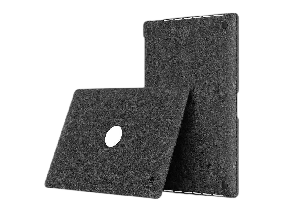 Levelo Laptop Case Gevena Leather Macbook Pro 16" - (LVLGLM16BK)
