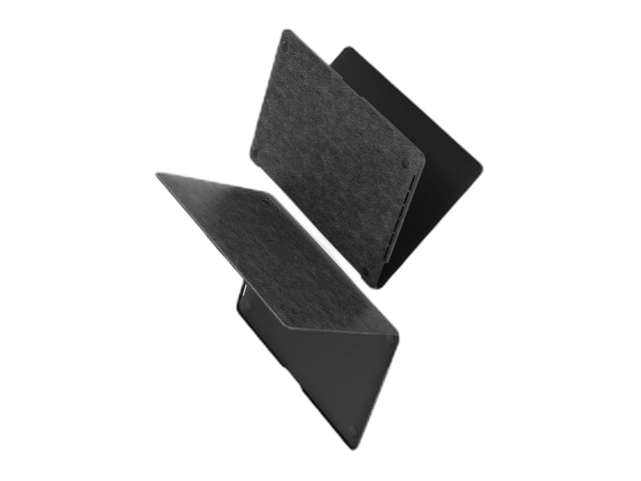 Levelo Laptop Case Gevena Leather Macbook Pro 16" - (LVLGLM16BK)