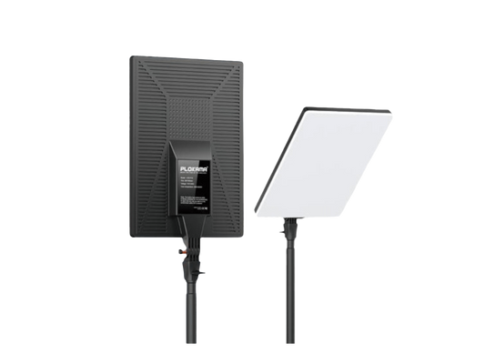 لوحة إضاءة LED Plokama LIVE-P19 مقاس 19 بوصة للتصوير الفوتوغرافي/تصوير الفيديو/إنشاء المحتوى مع جهاز تحكم عن بعد ورأس كروي