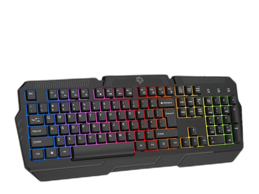 Porodo Gaming Bundle 4in1 Combo with Keyboard, Headphone, Mouse - (PDX221)