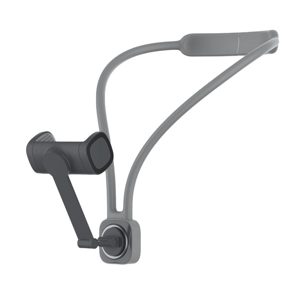 Porodo Phone Accessory Neck Strap Mount with Stand - {PD-NKSMS-BK}