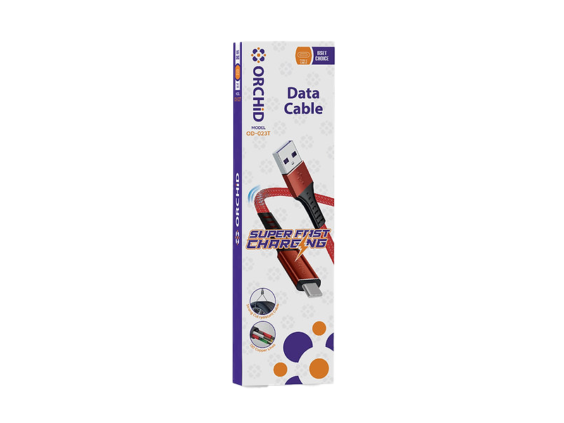 Orchid Cable USB Type C super-fast charging OD-023T