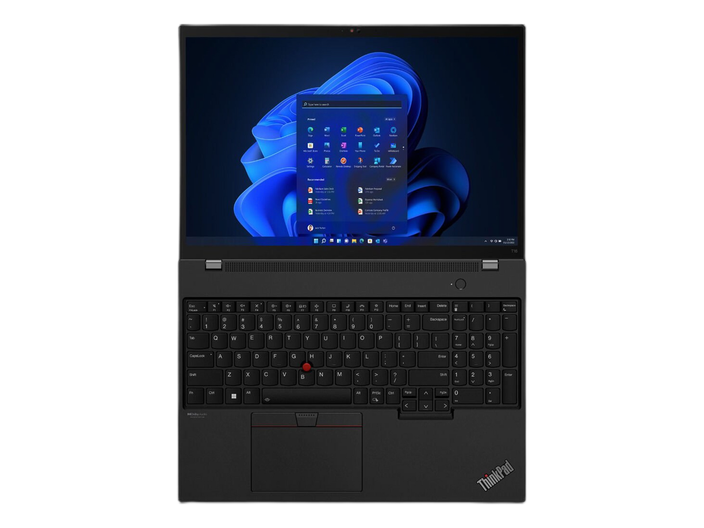 LENOVO T16 GEN1 | Intel Core i7-1260P | Intel Iris Xe Graphics | 8GB RAM | 256GB SSD | 16-inch FHD+ (1920 x 1200)