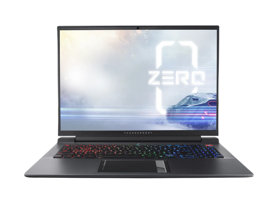 لابتوب ثندربوت زيرو | معالج إنتل كور™ I7-11800H | بطاقة رسومات جي فورس RTX 3060 | ذاكرة وصول عشوائي (RAM) سعة 16 جيجابايت | سعة تخزين NVMe سعة 512 جيجابايت | شاشة 15.6 بوصة عالية الدقة بالكامل