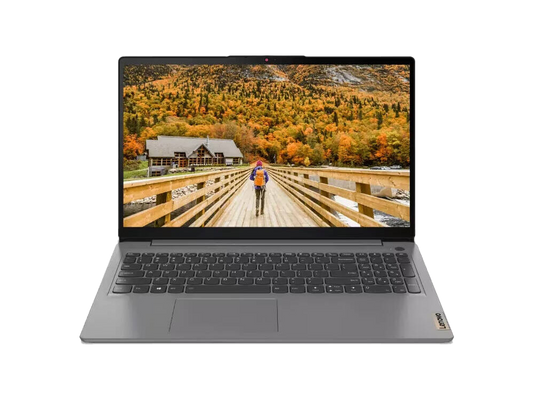 لابتوب لينوفو آيديا باد ٣ ١٥ALC٦ | معالج AMD R5-5500U | معالج رسومات AMD Radeon | ذاكرة وصول عشوائي (RAM) سعة ٨ جيجابايت | سعة تخزين ٢٥٦ جيجابايت NVMe | شاشة ١٥.٦ بوصة عالية الدقة بالكامل