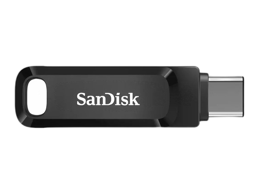 محرك أقراص فلاش USB من SanDisk Ultra Dual Type-C سعة 400 ميجابايت و128 جيجابايت