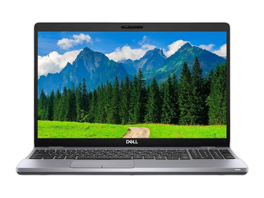 ديل لاتيتيود 5510 | إنتل كور i7-10610U | معالج رسومات إنتل فائق الوضوح | ذاكرة وصول عشوائي (RAM) سعة 8 جيجابايت | قرص SSD سعة 256 جيجابايت | شاشة 15.6 بوصة عالية الدقة (1920 × 1080)