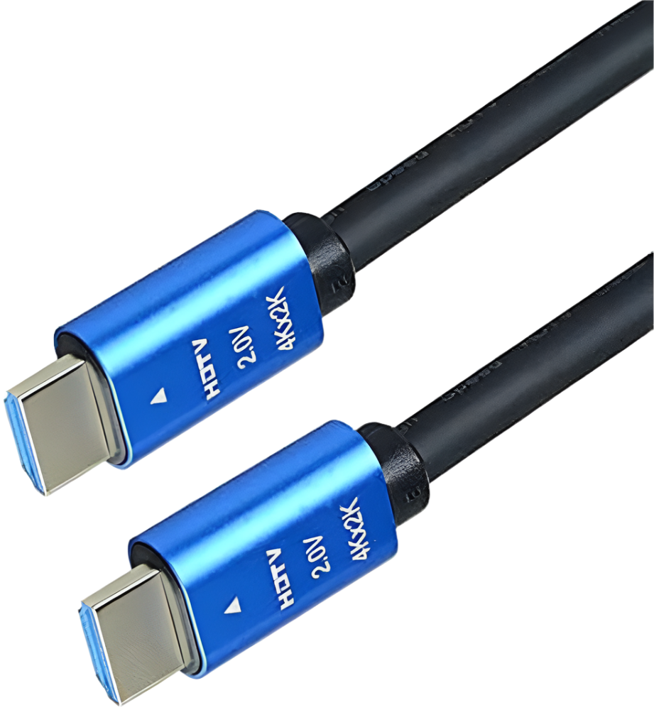 HDMI HDTV 2.0 5M 4K UHD Cable High Speed HDTV 4K@60Hz Ultra HD Round Cable, Standard Transmission Line, 24k Gold Plated Connector, Ethernet Support 10 / 100Mbps, Works with TV / Projector / Gamebox / Notebook, 5Meter, Blue