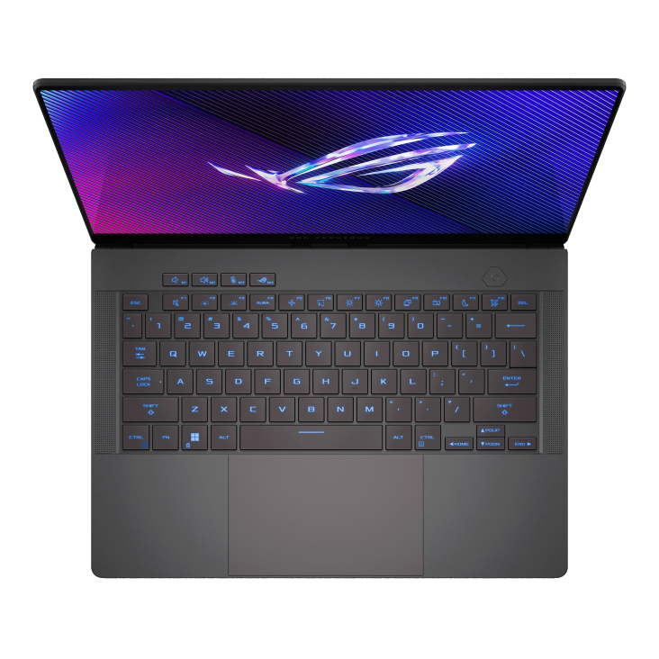 ASUS ROG Zephyrus G14 GA403 | AMD R9-8945HS | GeForce RTX 4060 | 16 جيجابايت | 1 تيرابايت NVMe | شاشة 14 بوصة بدقة QHD+ (2560 × 1600)
