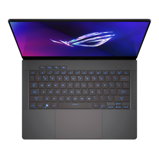 ASUS ROG Zephyrus G14 GA403 | AMD R9-8945HS | GeForce RTX 4060 | 16 جيجابايت | 1 تيرابايت NVMe | شاشة 14 بوصة بدقة QHD+ (2560 × 1600)