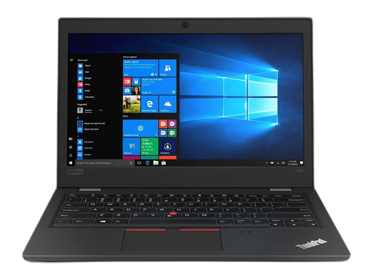 لينوفو L390 | إنتل كور i5-8265U | بطاقة رسومات إنتل فائقة الوضوح 620 | ذاكرة وصول عشوائي (RAM) سعة 8 جيجابايت | قرص SSD سعة 256 جيجابايت | شاشة 13.3 بوصة عالية الدقة (1920 × 1080)