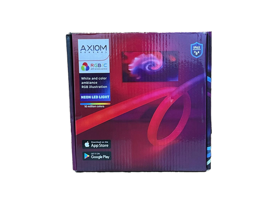 شريط إضاءة نيون LED RGB من Axiom 3M AXN52