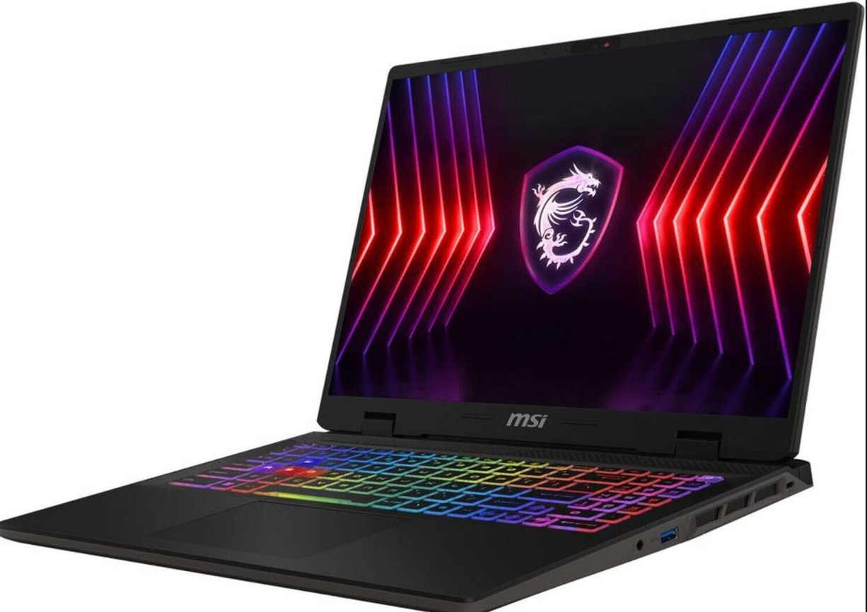 MSI Sword 16 HX B13VGKG Gaming Laptop|16" FHD+ IPS 144Hz Display| Intel Core i7-13700HX|16GB RAM| 512 SSD, GeForce RTX 4070 8GB GDDR6| Win 11| English |Cosmos Gray