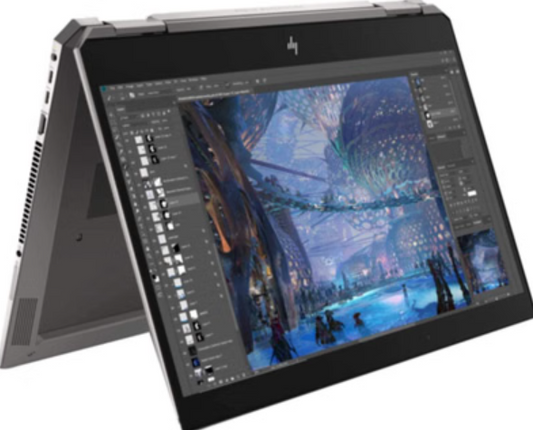 HP ZBook Studio x360 G5 15.6" Touchscreen Laptop – Intel Core i7 8th Gen | 16GB RAM | 512GB SSD | NVIDIA Quadro Graphics | Convertible Workstation for Creators & Professionals