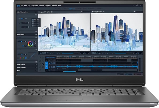 Dell Precision 7760 Mobile Workstation – Intel Core i5 11th Gen | 16GB RAM | 512GB SSD | 17.3" FHD Display | NVIDIA Graphics | Windows 10 Pro