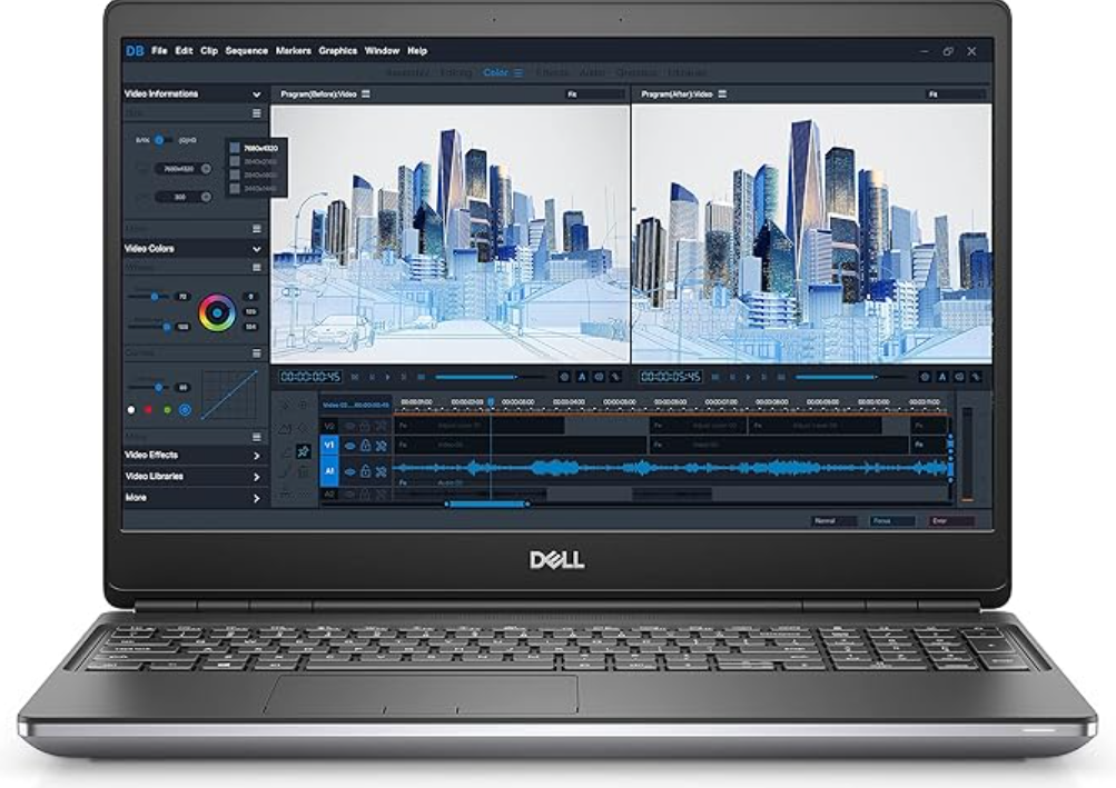 Dell Precision 7560 Workstation Laptop | Intel Core i7 11th Gen | NVIDIA Quadro/RTX 4 GB | 15.6″ FHD Display | Professional Mobile Workstation