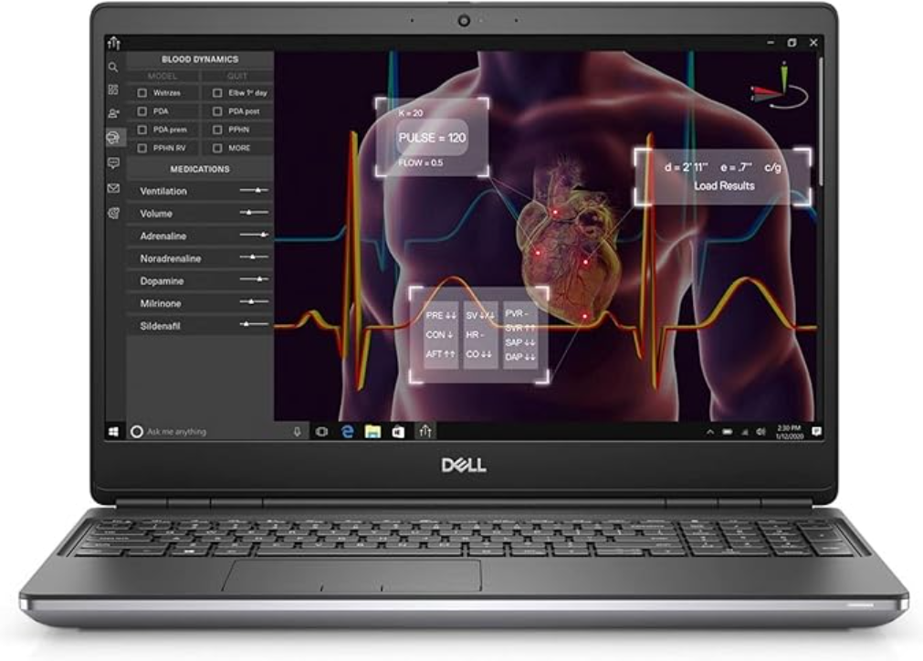 Dell Precision 7550 Workstation Laptop | Intel Xeon | NVIDIA RTX 3000 6 GB | 15.6″/17.3″ Display | Professional Mobile Workstation
