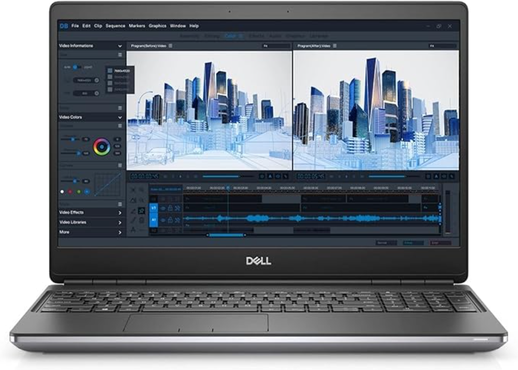 Dell Precision 7560 Workstation Laptop | Intel Core i7 11th Gen | NVIDIA Quadro/RTX 4 GB | 15.6″ FHD Display | Professional Mobile Workstation